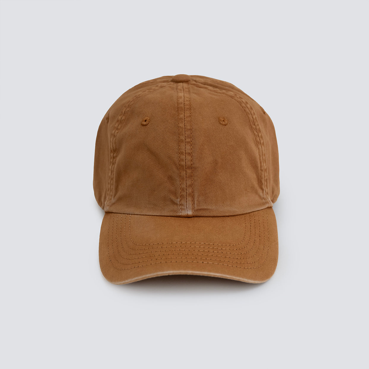 boné dad hat liso estonado marrom