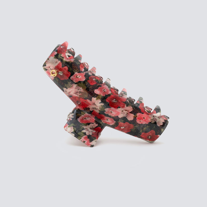 piranha de cabelo extra floral
