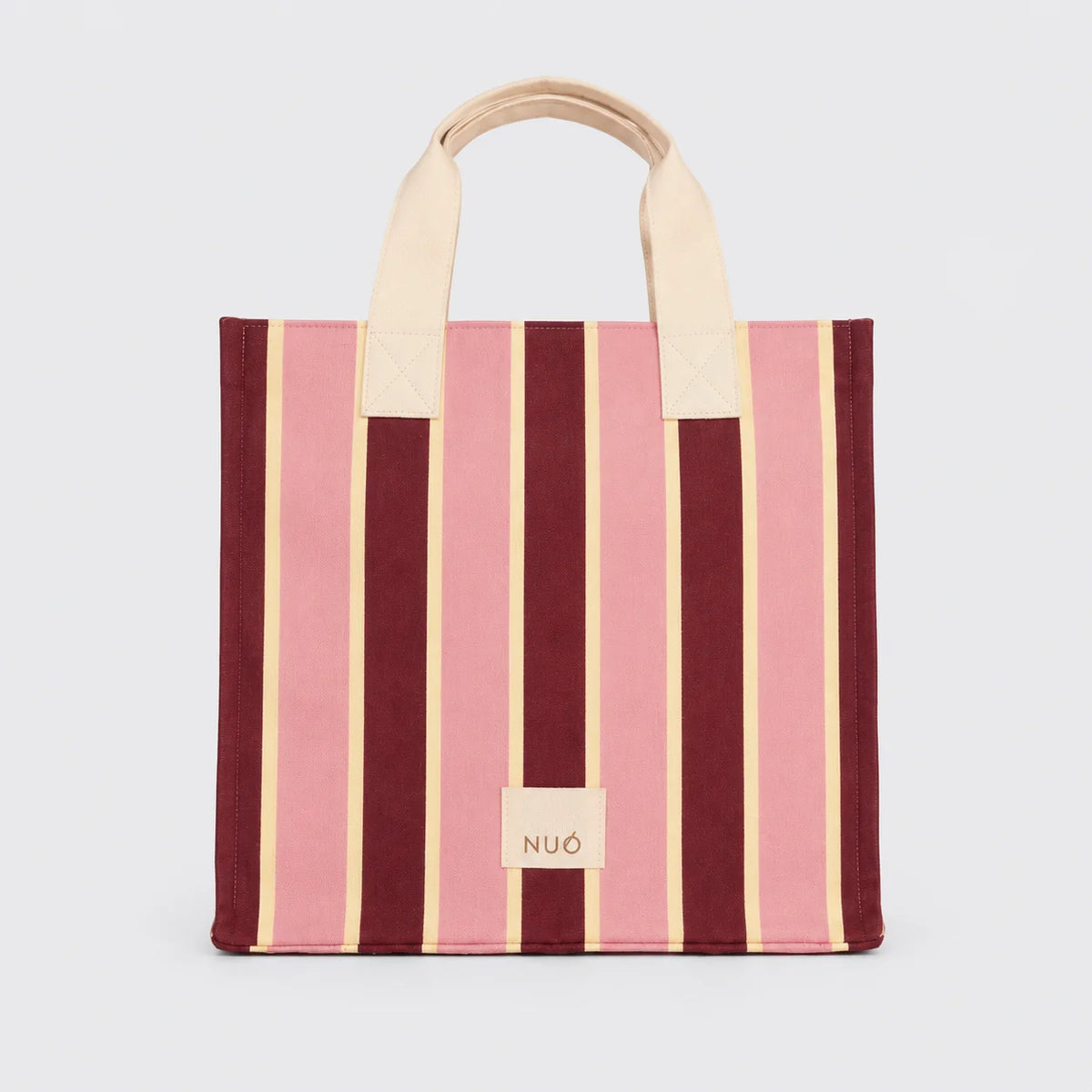 Bolsa Tote Listras Bordô