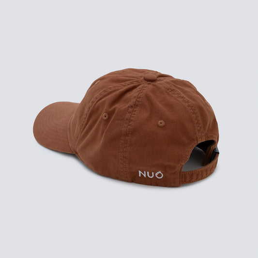 boné dad hat liso estonado marrom