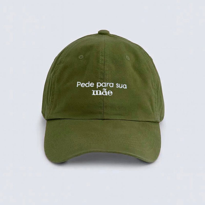 boné dad hat pede para sua mãe