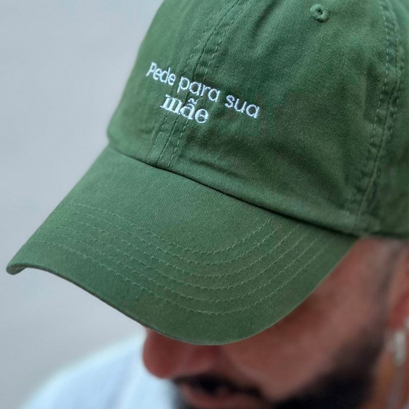 boné dad hat pede para sua mãe