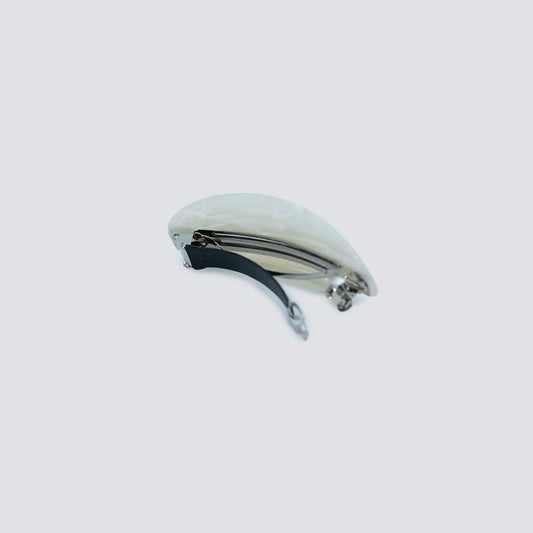 fivela de cabelo oval vanilla