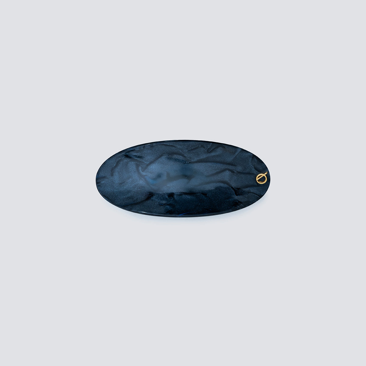 fivela de cabelo oval nightsky