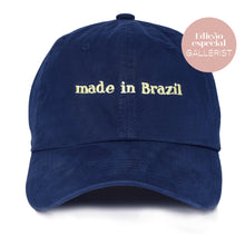Carregar imagem no visualizador da galeria, boné dad hat made in Brazil marinho
