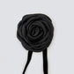 flower hair black