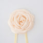 flower hair off white