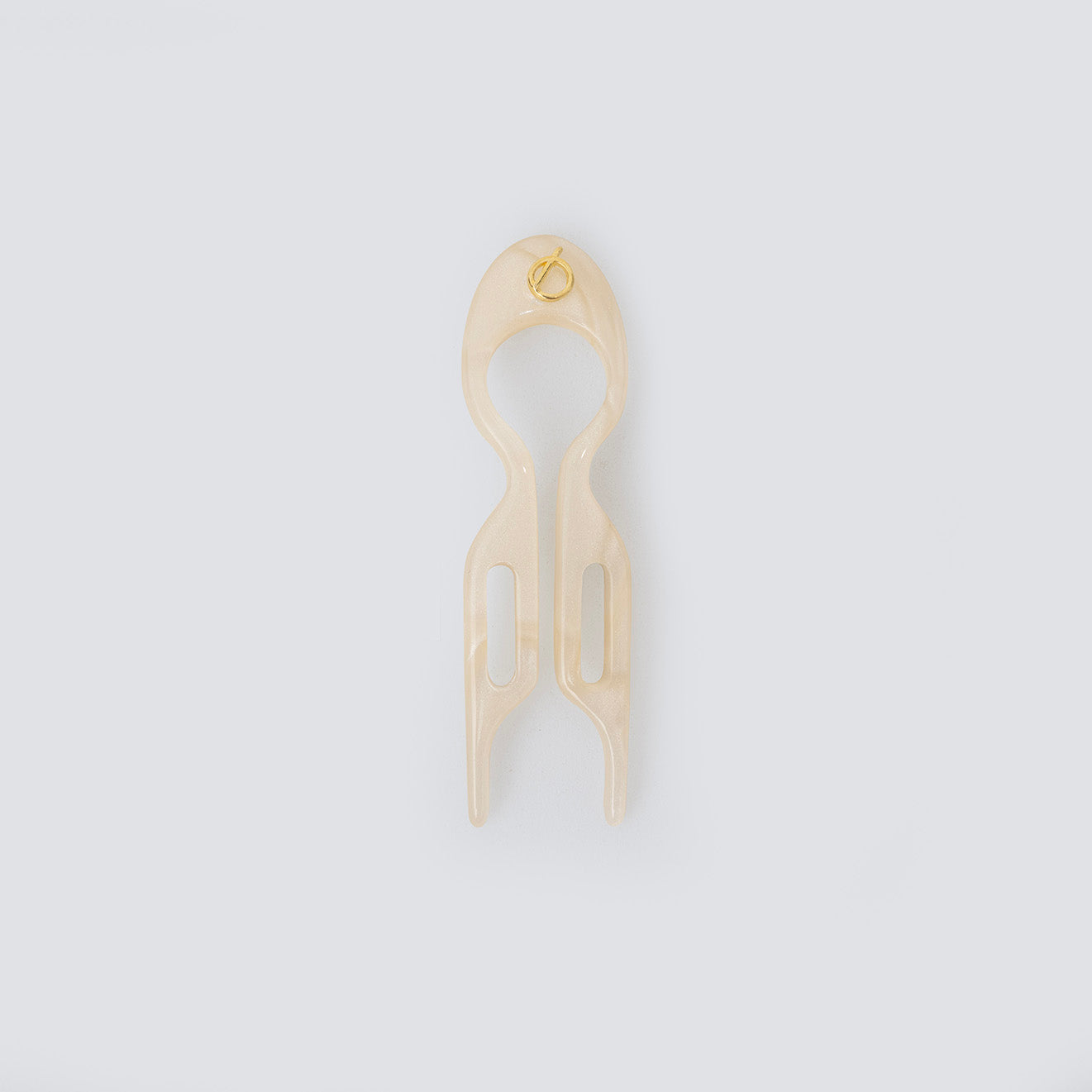 mini hair pin vanilla