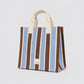 Bolsa Tote Listras Azul