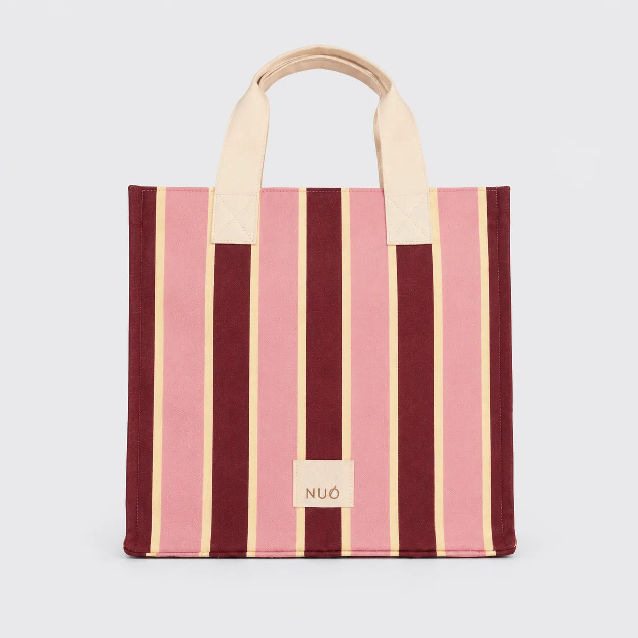 Bolsa Tote Listras Bordô