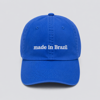boné dad hat made in Brazil azul royal