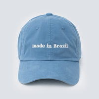 boné dad hat made in Brazil azul