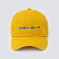 boné dad hat made in Brazil mostarda