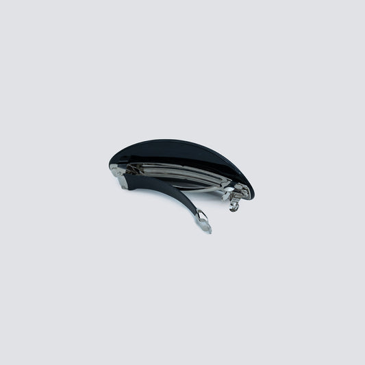 fivela de cabelo oval noir