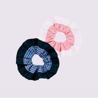 kit scrunchies navy