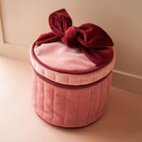 nécessaire porta acessório de cabelo Joana rosa