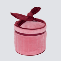 nécessaire porta acessório de cabelo Joana rosa