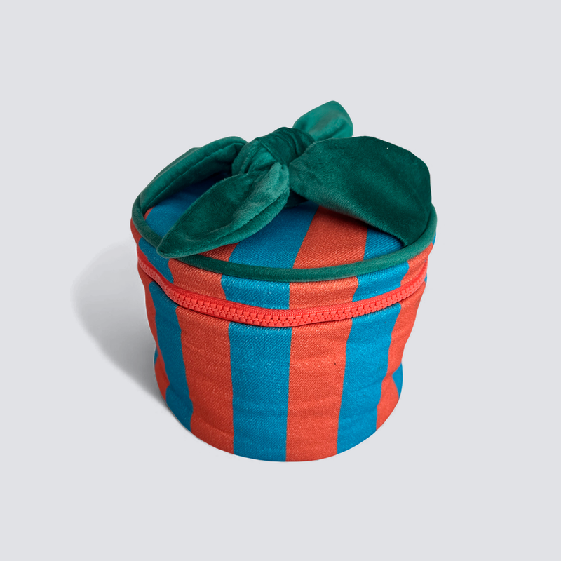 nécessaire Joana listras laranja