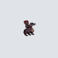 piranha de cabelo mini ruby