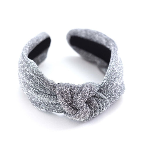 tiara para cabelo turbante gliter