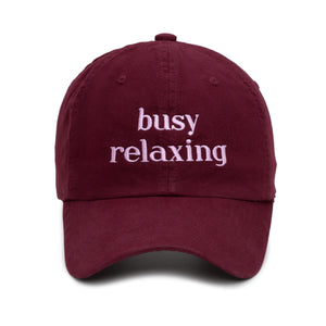 boné dad hat busy relaxing