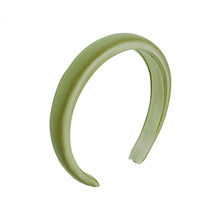 Carregar imagem no visualizador da galeria, tiara pra cabelo verde cetim
