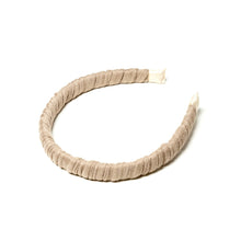 Carregar imagem no visualizador da galeria, tiara para cabelo twist bege
