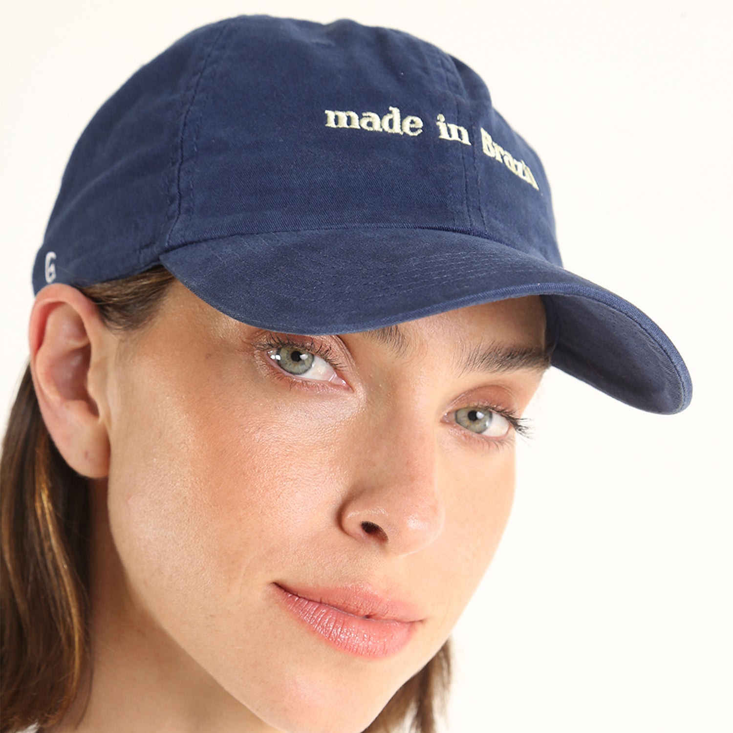 boné dad hat made in Brazil marinho